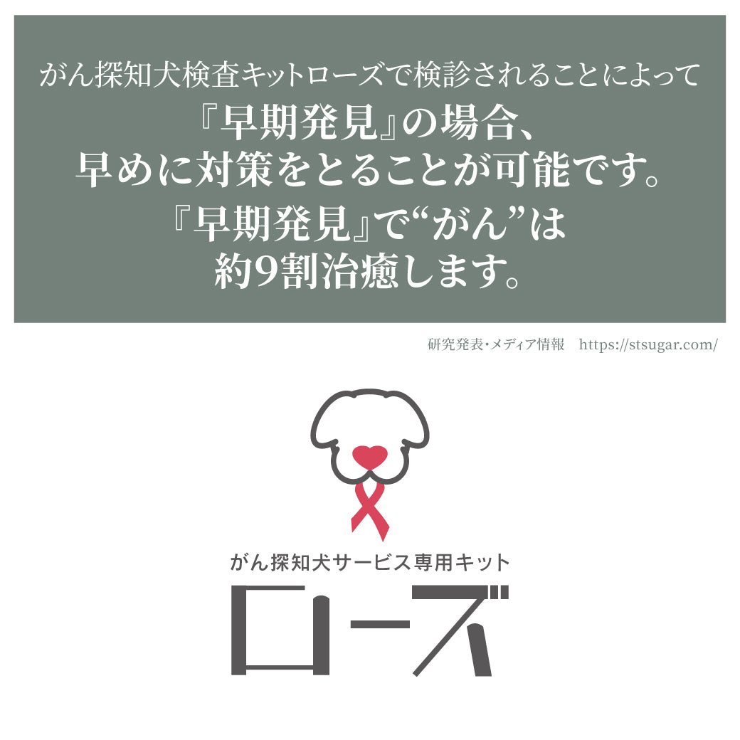 がん探知犬検査キット ローズ